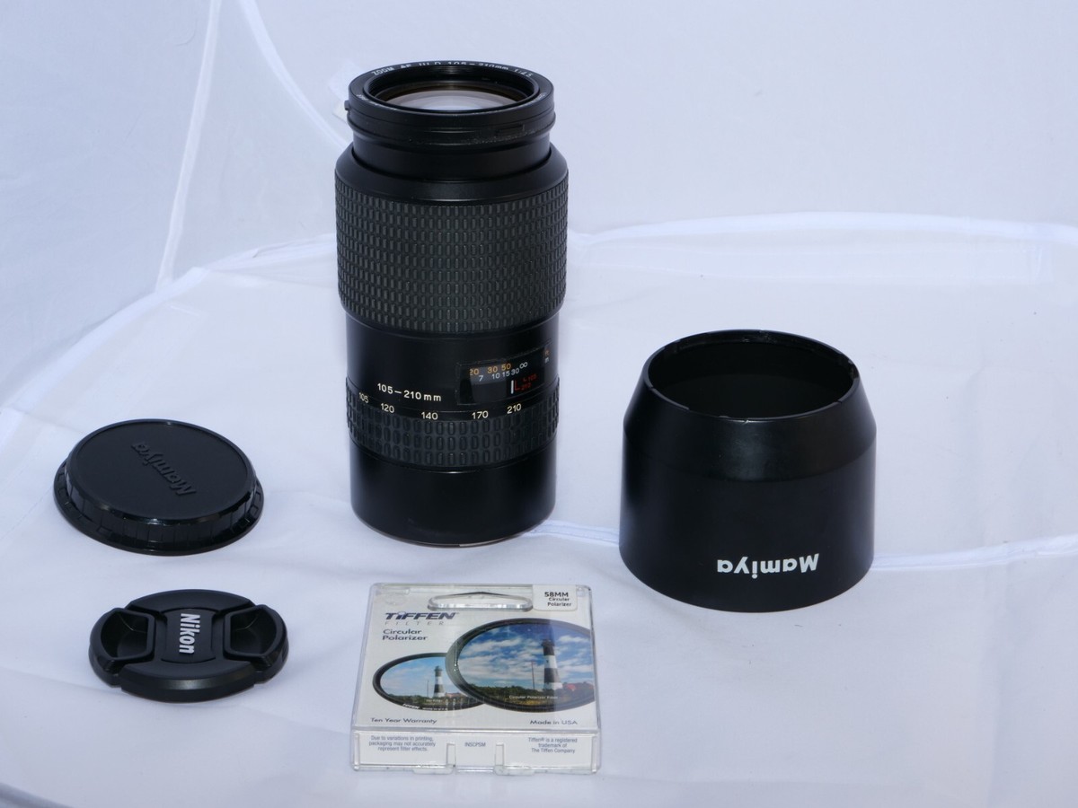 Mamiya 645 AF ULD 105-210mm f/4.5 Zoom Lens for 645AF With Caps
