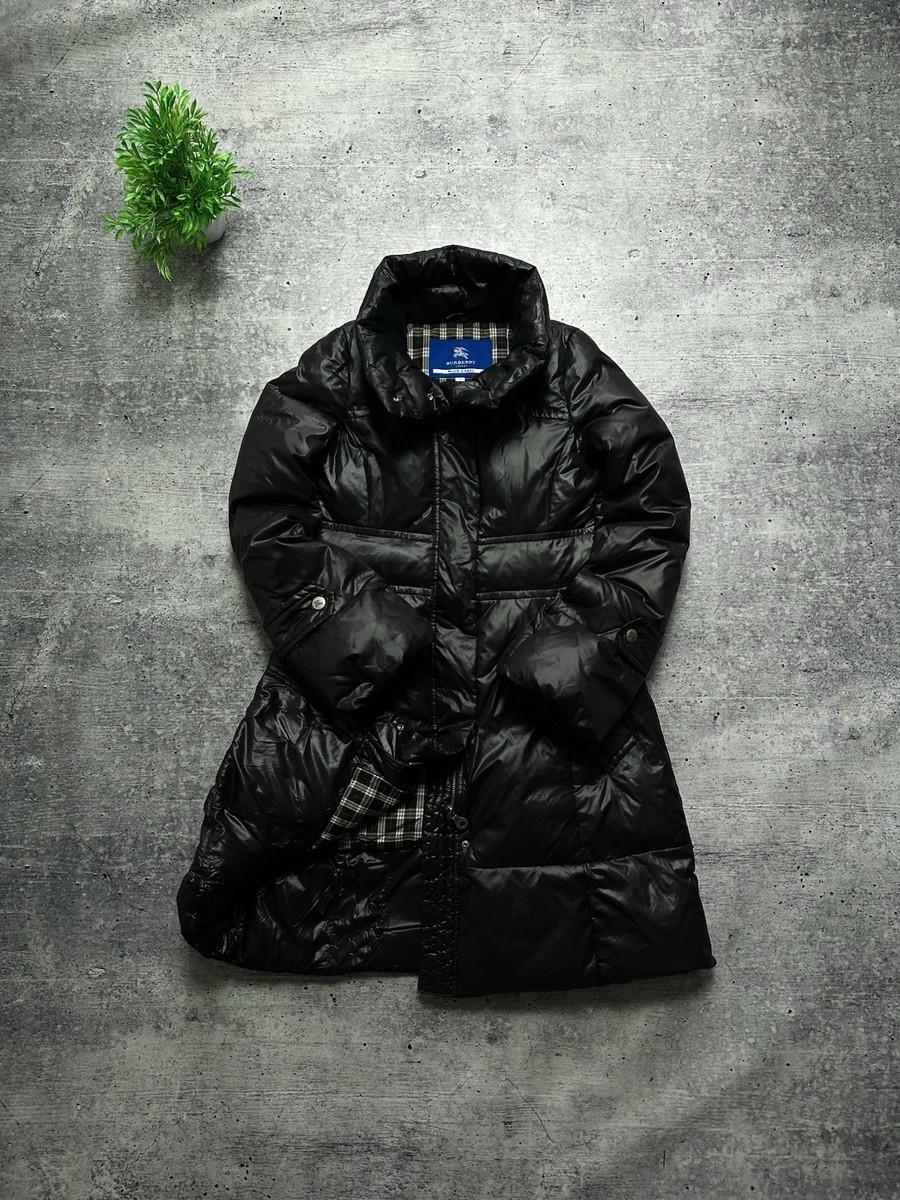 BURBERRY BLUE LABEL フード付きスタジャン 38 BURBERRY BLUE LABEL