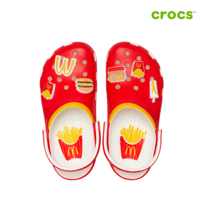 NEW CROCS MCDONALD'S X CROCS CLASSIC CLOG 209858-90H RED | eBay
