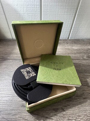 Gucci x Oura Ring Black and Gold Health Tracker Size 12 | eBay