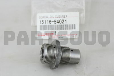 1511654021 Genuine Toyota SCREW, OIL CLEANER SET 15116-54021 | eBay