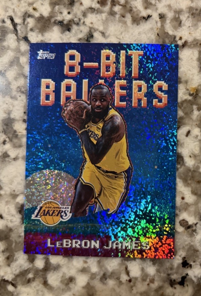 2025-26 Topps Basketball LeBron James HOLOFOIL 8-bit Ballers
