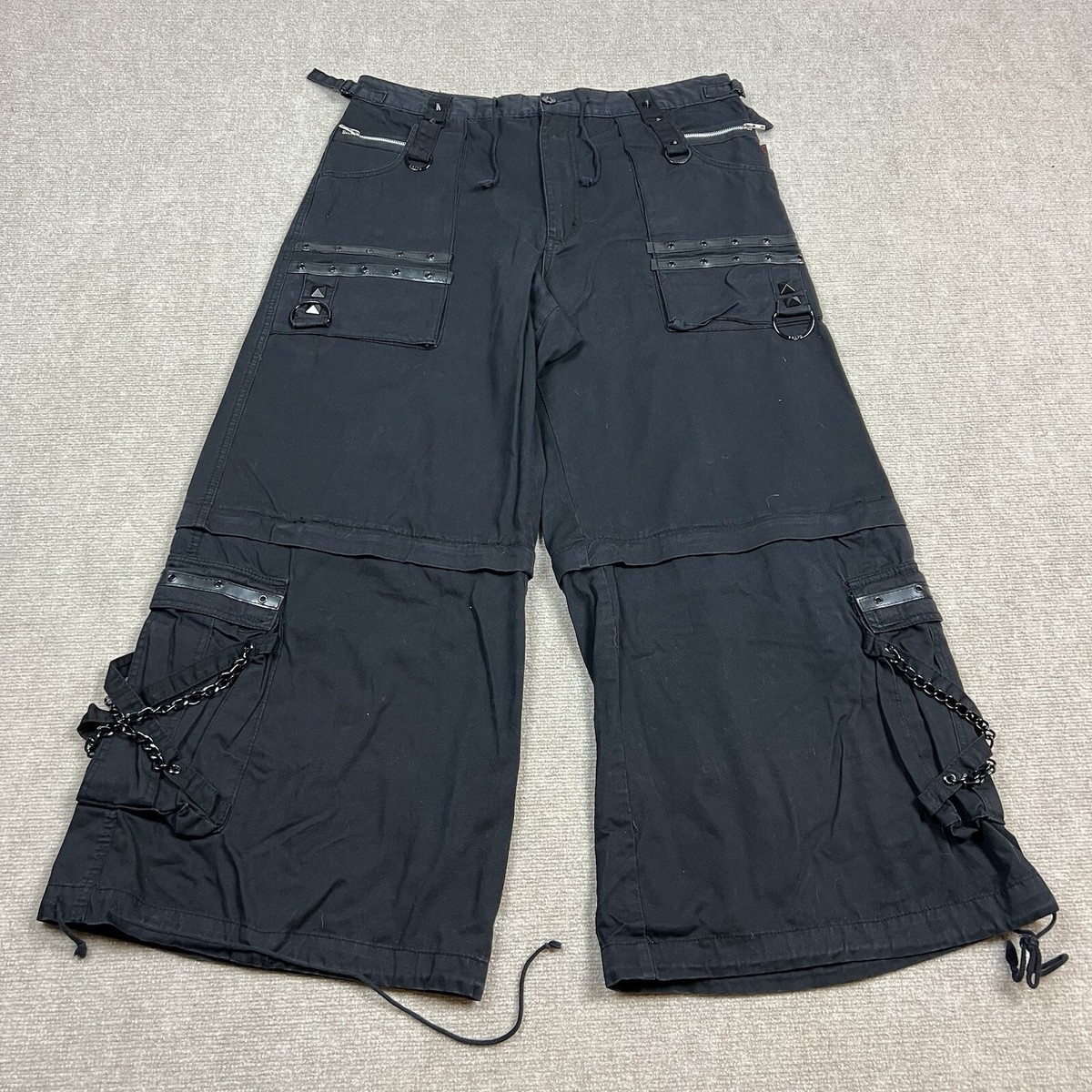 Vintage 90s Y2K Tripp NYC Cargo Pants Zip Off Men 40x30 Daang