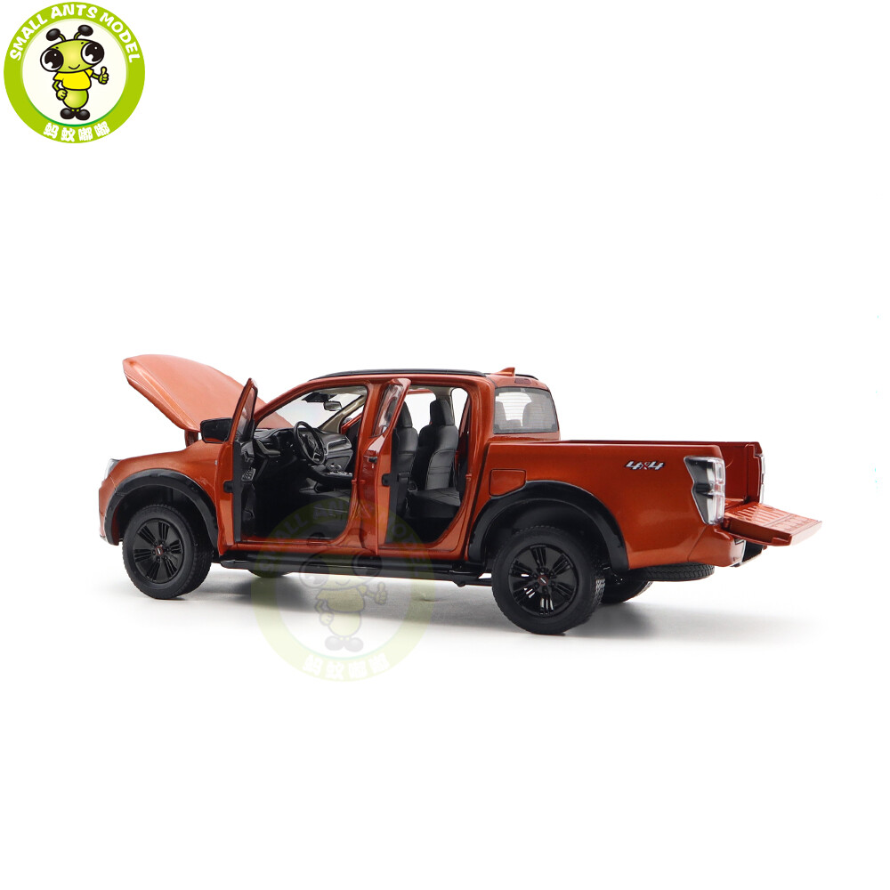 1/18 ISUZU D MAX D-MAX 2023 Pickup Orange Diecast Model Car Toys
