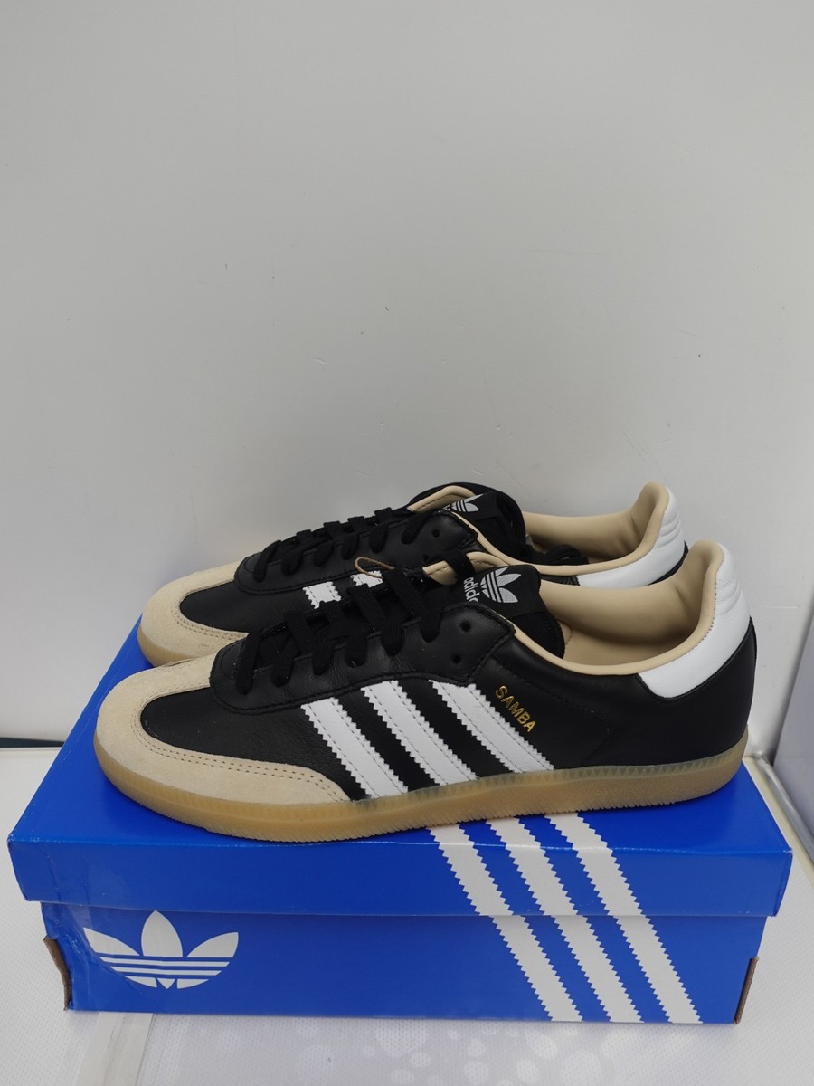 Size 8.5 - adidas Samba OG Black White Gum for sale online | eBay