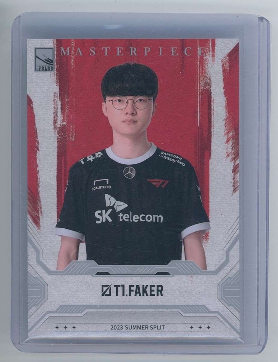 SKT T1 League of Legends FAKER&BANG サイン SKT T1 League of