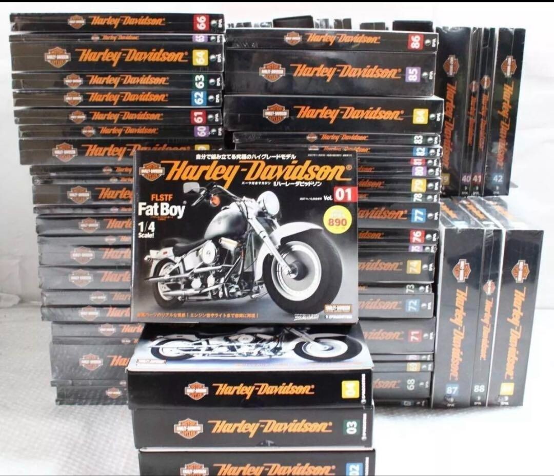 ハーレーダビットソン ディアゴスティーニ全巻＆ディスプレイケース