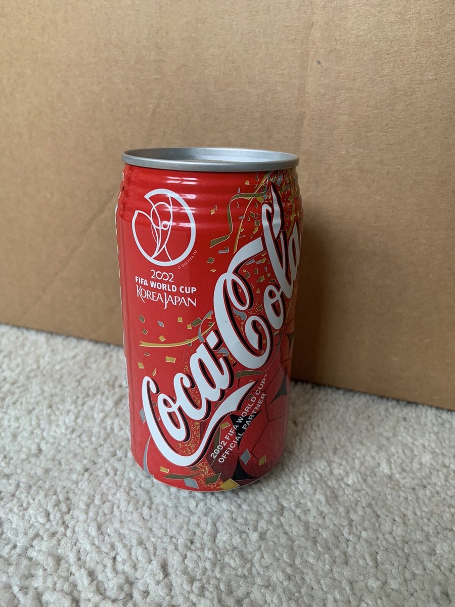 FIFA WORLD CUP 2002 Korea Japan Coca Cola Can. RARE Soccer