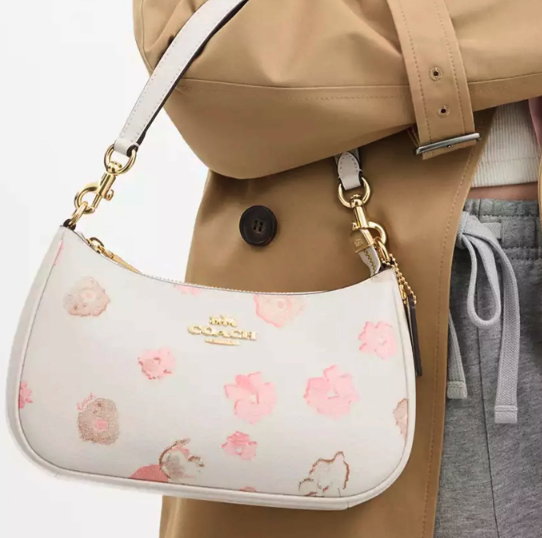 Coach Teri Hand Shoulder Bag Japan Exclusive Cherry Blossom