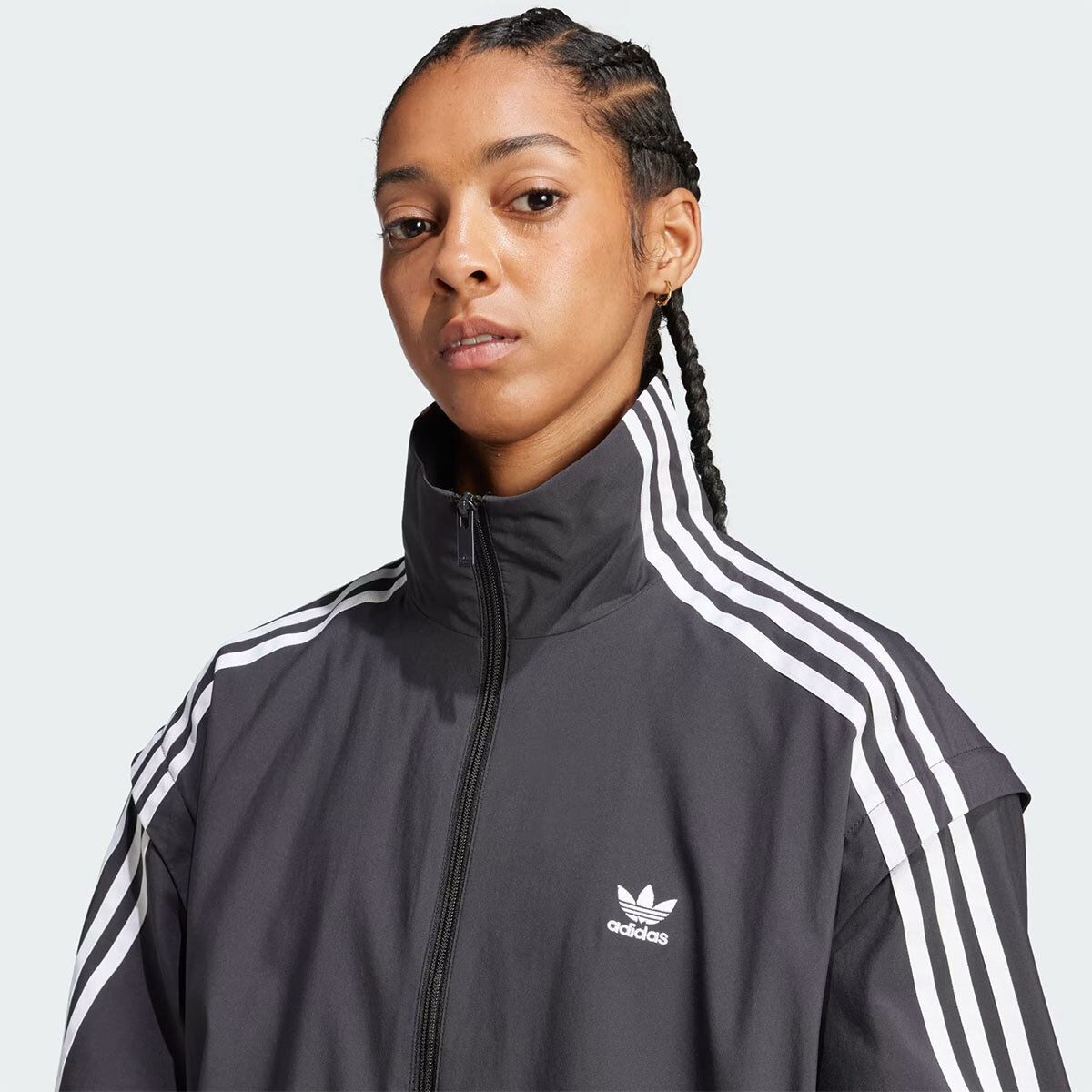 Adidas Originals Womens ADILENIUM 2 OVERSIZE TRACKTOP JACKET