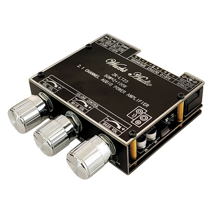 Wuzhi Audio ZK-LT23 2.1 Channel Amplifier Module Bluetooth 50W+50W
