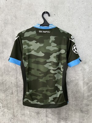 SSC Napoli 迷彩柄シャツ Mサイズ 2012-13 SSC Napoli 迷彩柄シャツ M