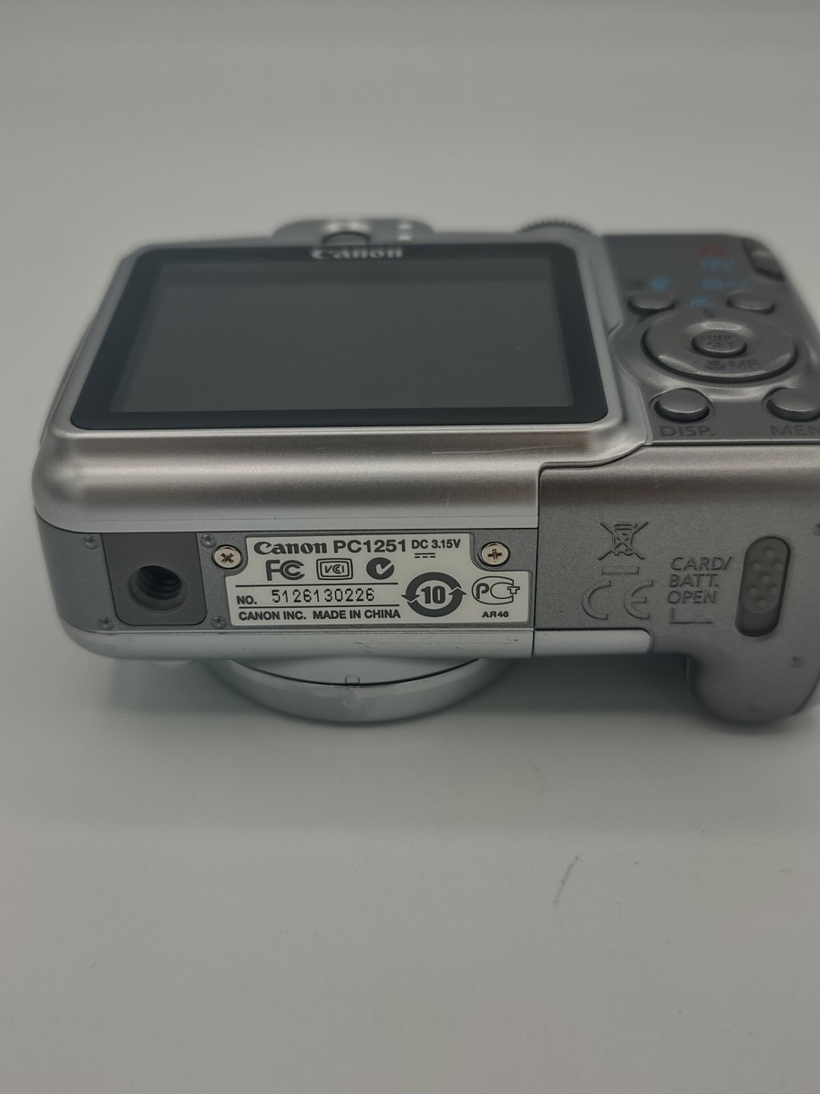 Canon PowerShot A720IS 8MP Digital Camera - Silver - TESTED! | eBay