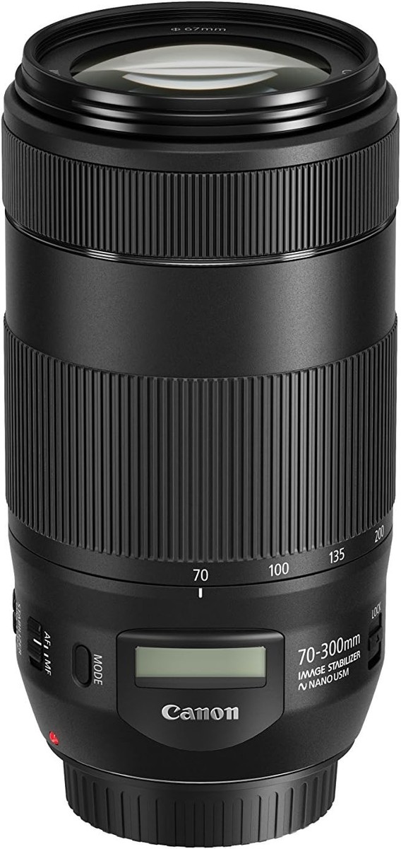 Canon EF 70-300mm f/4-5.6 IS II USM Telephoto Zoom Lens - Black