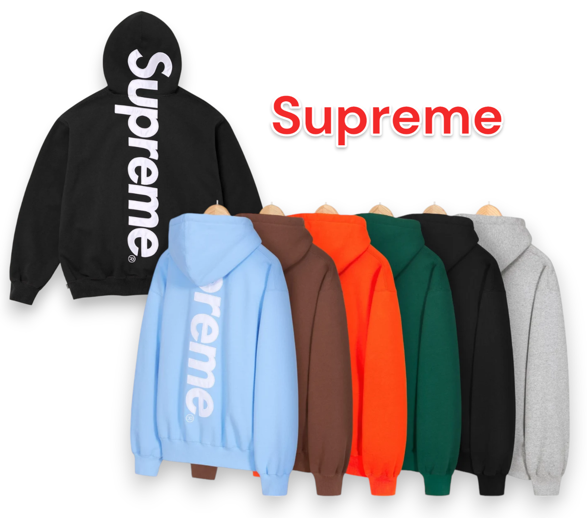 Supreme Satin Applique Hooded Sweatshirt satin logo hoodie JAPAN