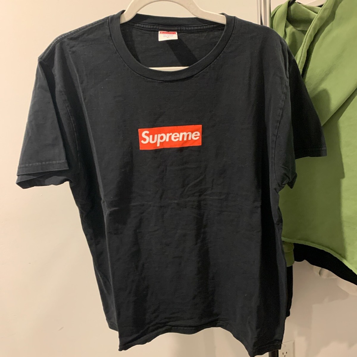 black supreme t shirt authentic | eBay