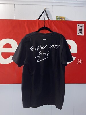 Supreme FW16 Gucci Mane Tee Black Rare Trap God 1017 2016 Archive
