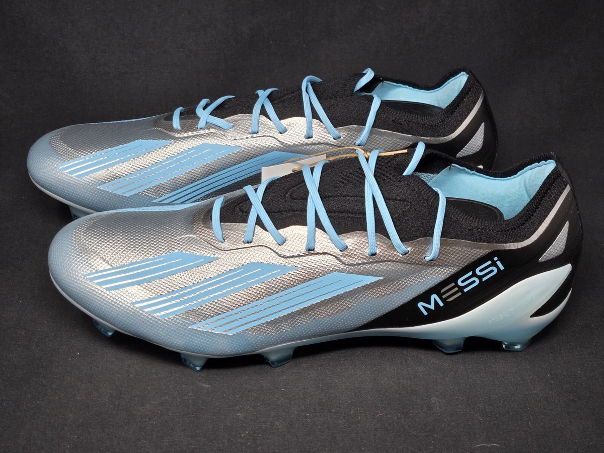 Adidas X Crazyfast Messi.1 FG Men's Sizes Cleats Blue Silver White
