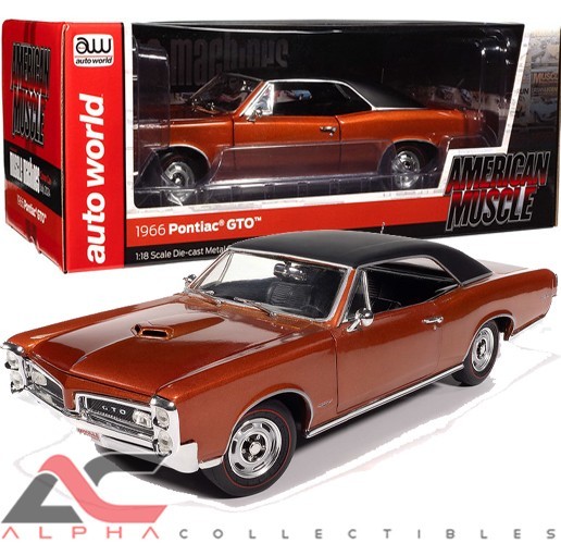 AUTOWORLD AMM1346 1:18 1966 PONTIAC GTO (COPPER BLAZE) HEMMING