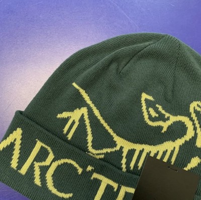 NWT Arc'teryx Bird Word Toque Beanie Green Void Wool Winter Ski