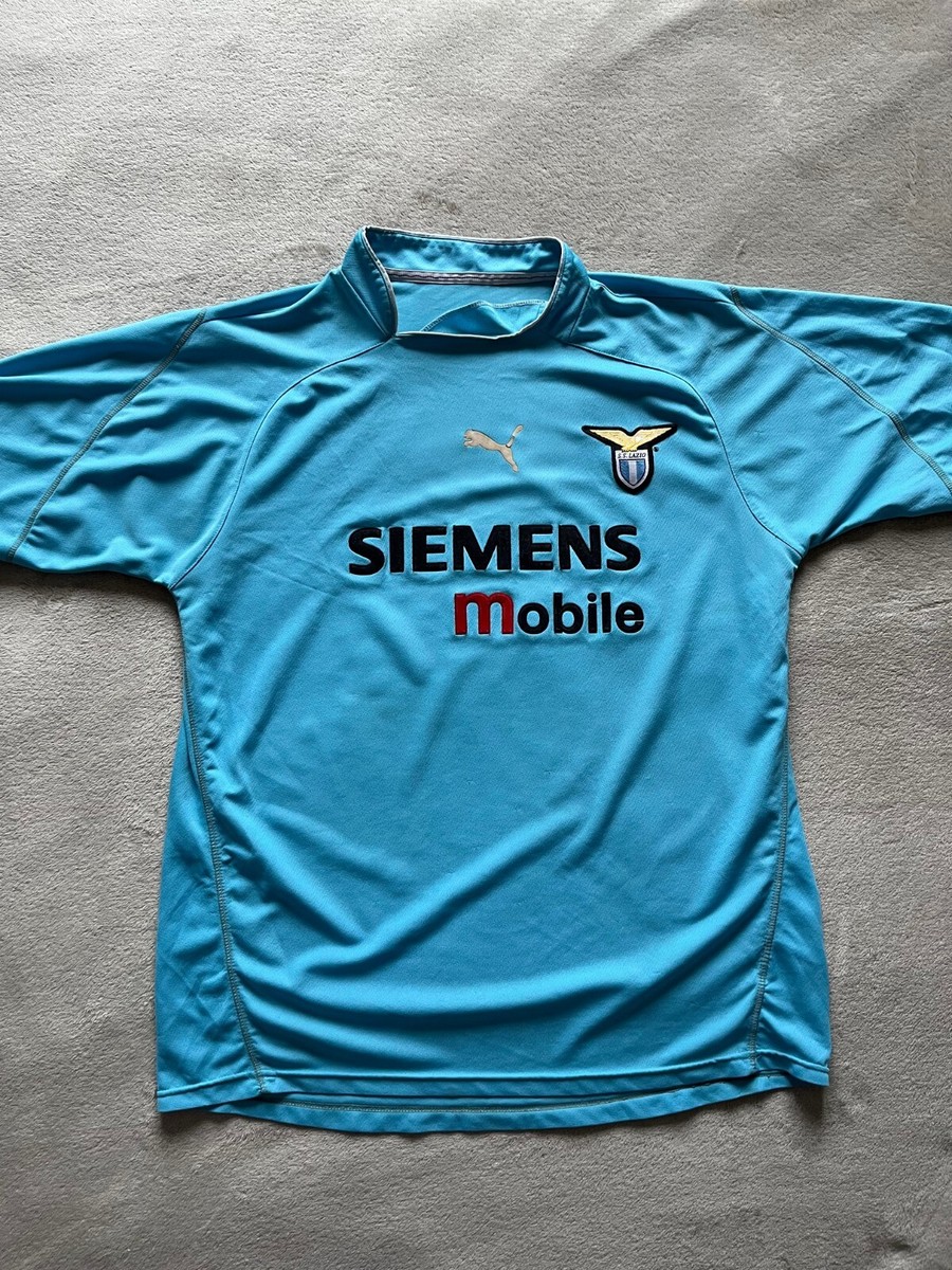 SS Lazio - Puma vintage 2002/03 home football jersey kit size L | eBay