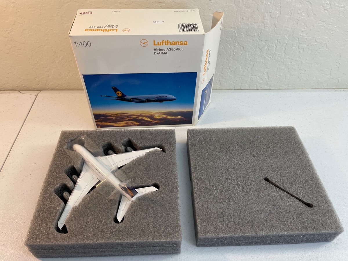 HERPA WINGS 1/400 LUFTHANSA AIRBUS A380-800 D-AIMA FIRST RELEASE