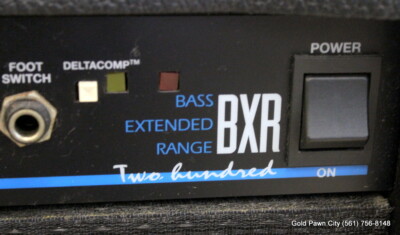 Fender BXR 200 PR286 Bass Guitar Amplifier W/Chorus Footswitch