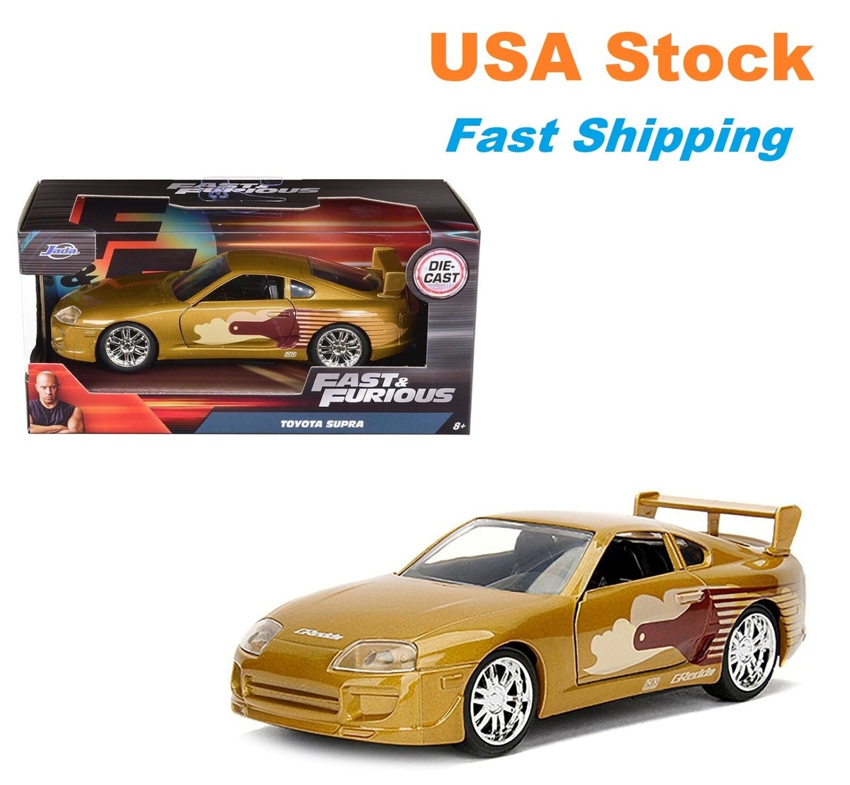 Fast And Furious Slap Jack's Toyota Supra Hardtop JADA 99542