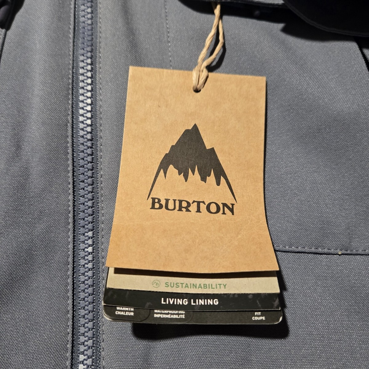 BURTON Living Lining PROWESS Snowboard JACKET Womens Med. Sherpa