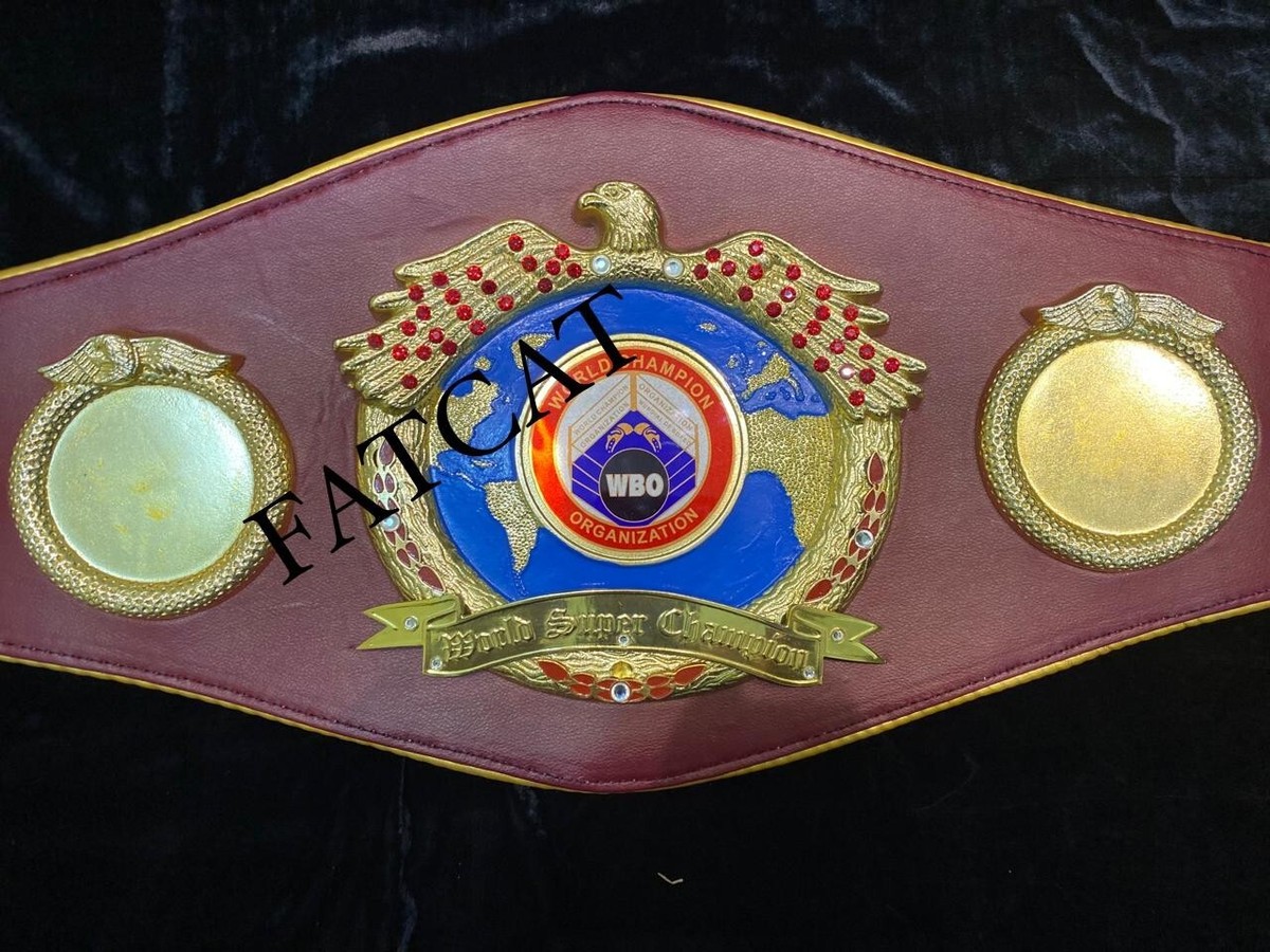 New WBO Super Champion Boxing Wrestling Championship Belt Replica