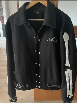 genuine Amiri Bones varsity Jacket size M | eBay