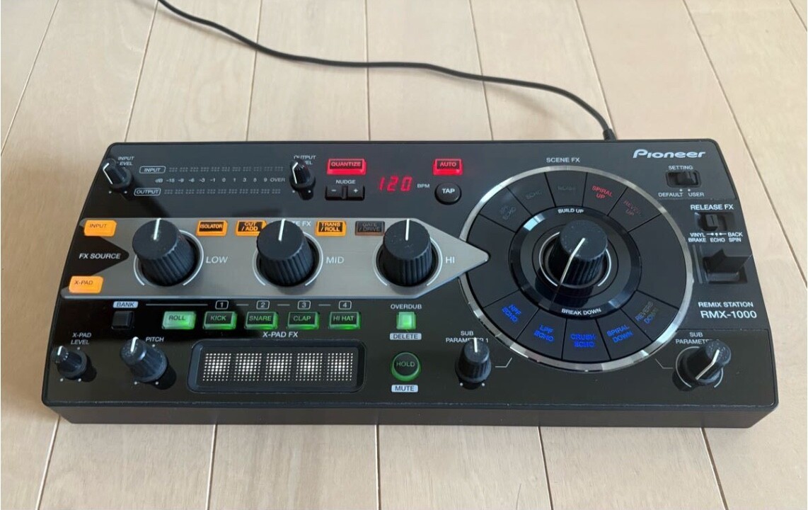 Pioneer DJ RMX-1000 Remix Station Black Effects Processor MIDI