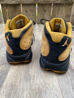 Nike Air Jordan 13 Low Black 💛 Chutney Tan Brown 310810-022 Sz 10