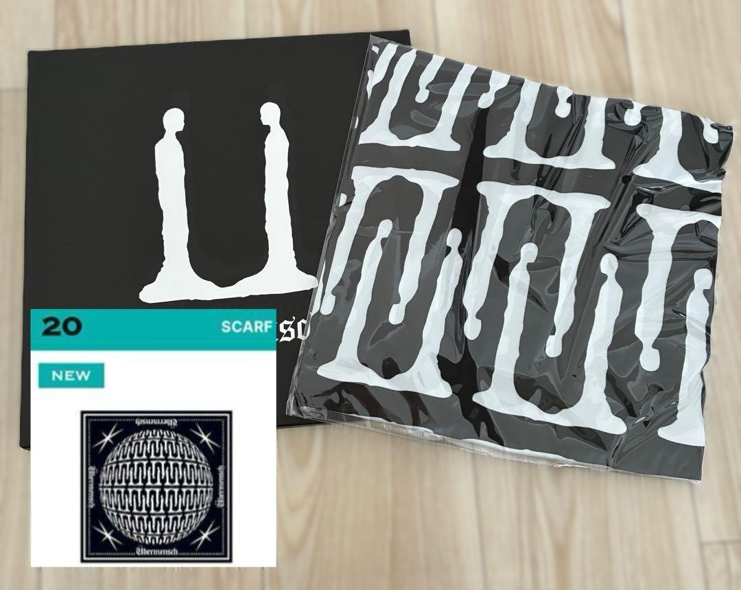 G-Dragon Übermensch Scarf 800×800mm Japan Exclusive Official MD