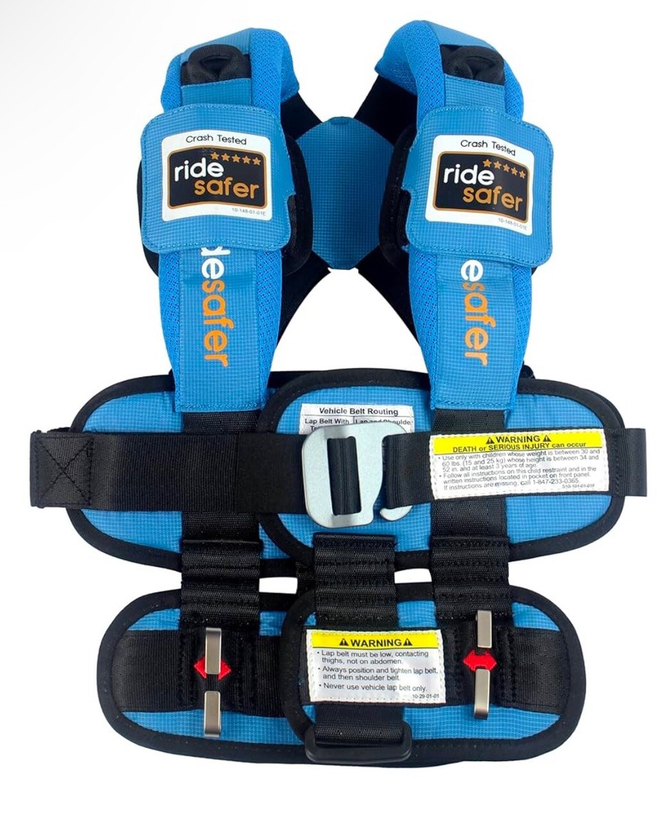 NEW RideSafer Travel Vest Car Seat Blue Extra Small XS Ride Safer