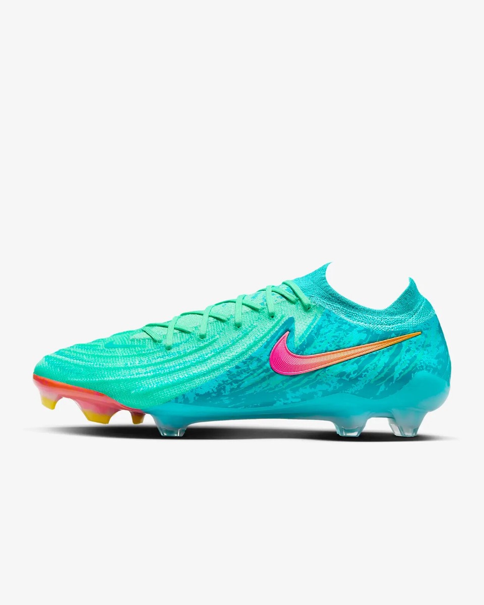 New Nike Phantom GX 2 Elite LV8 FG Cleat Soccer Shoes - Green Glow