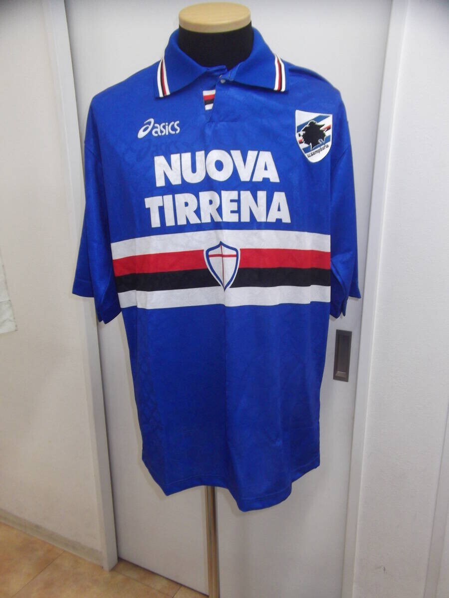 サンプドリア 94-95長袖シャツ L ホワイト MADE IN ITALY NWT