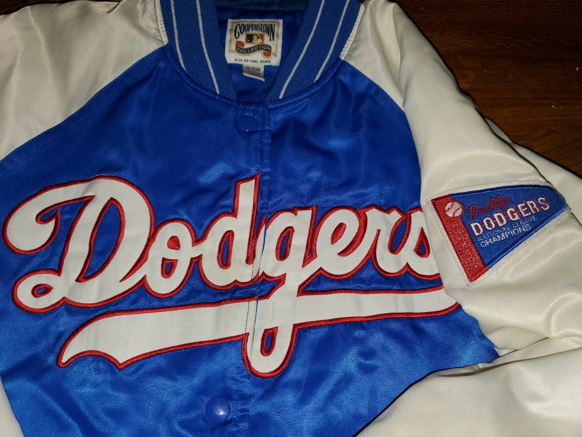 RARE Cooperstown G-III MLB Brooklyn Dodgers Jacket Sz Youth S Big