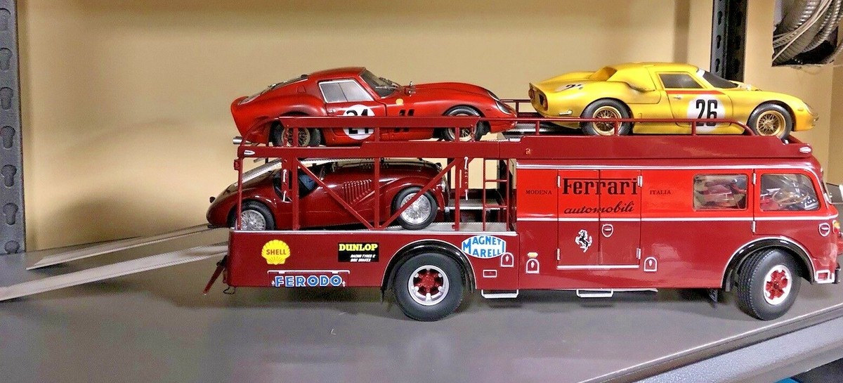 FIAT 642 RN2 BARTOLETTI FERRARI RACING TEAM TRANSPORTER WITH 3