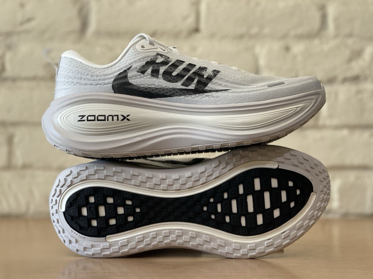 Nike Vomero 18 Plus Run Summit White Black Running Shoes Men Size