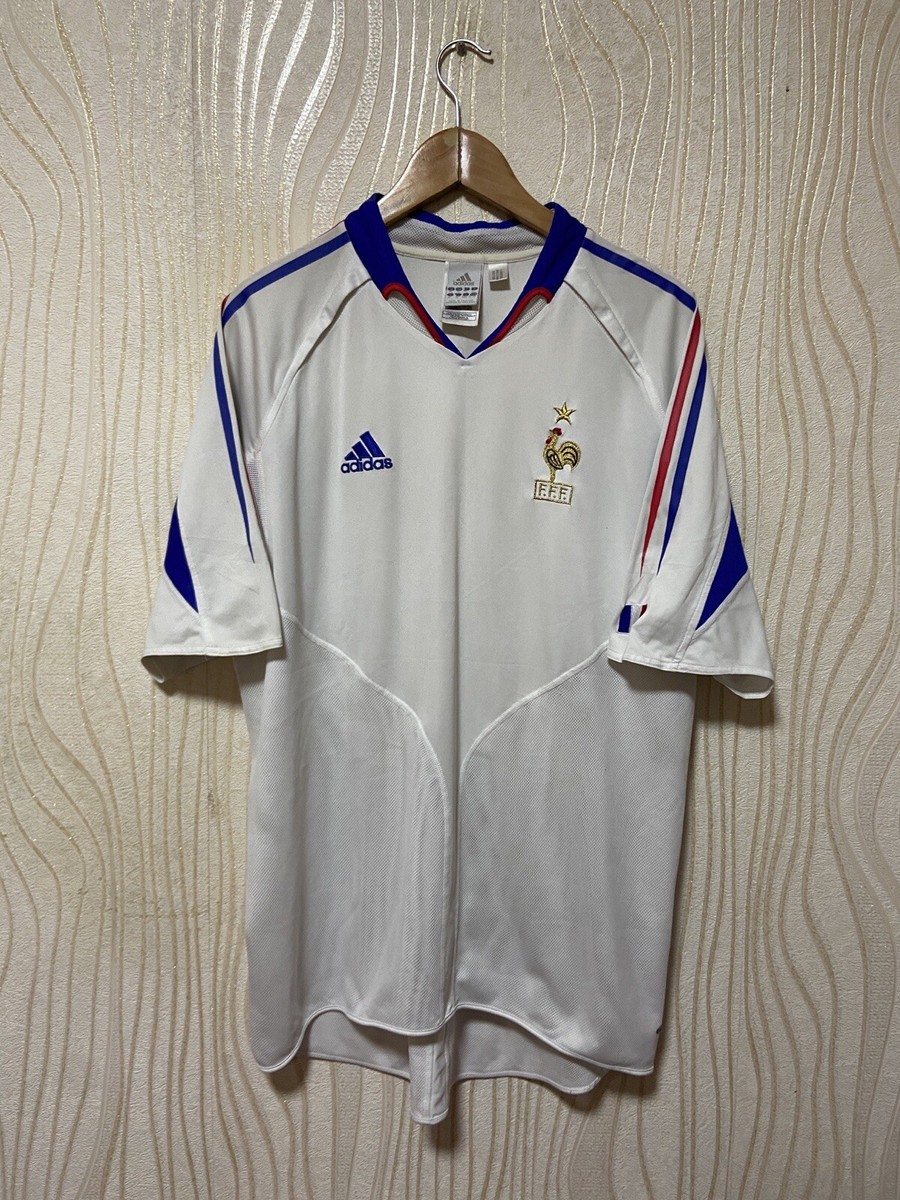 FRANCE 2004 2006 AWAY FOOTBALL SHIRT SOCCER JERSEY ADIDAS 641756