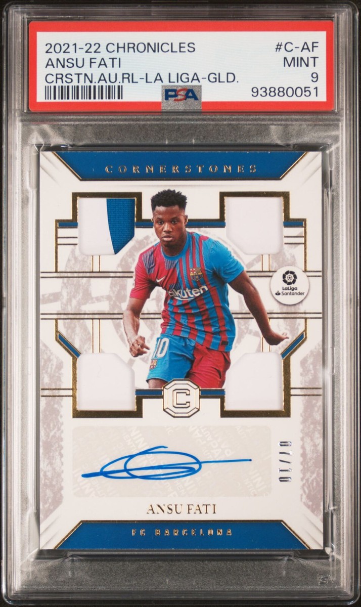 Ausu Fati Autograph Card Panini アンス・ファティ 【公式通販】