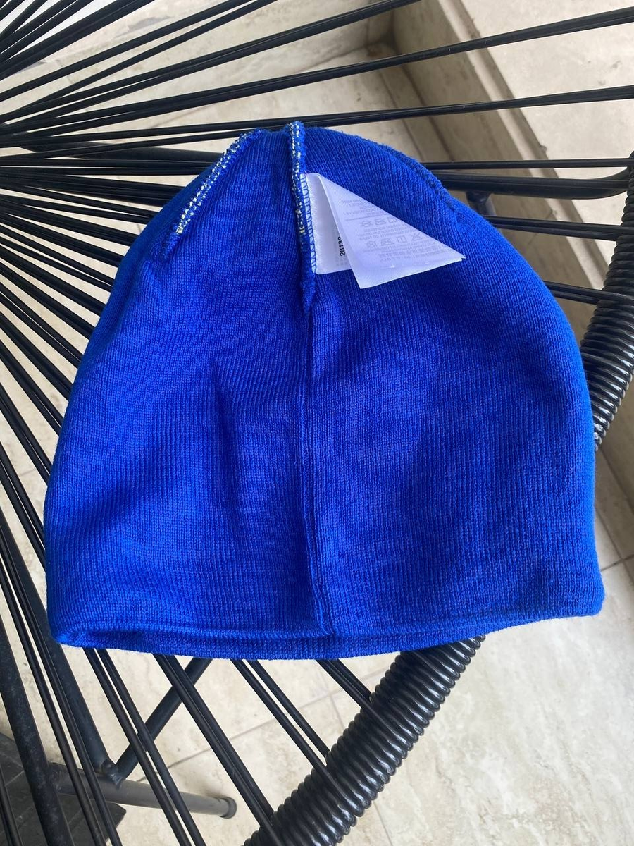 Arc'teryx Bird Head Toque Blue Yellow Merino Wool Beanie Winter