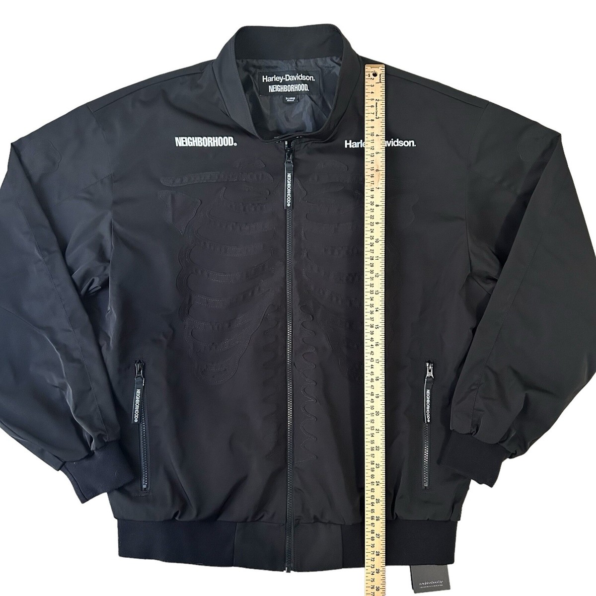 Neighborhood x Harley Davidson Men's Size XL Racing Bones Jacket