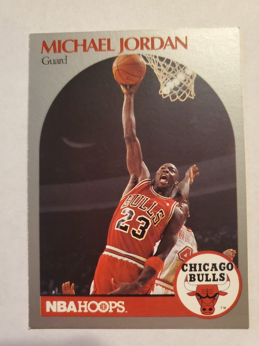 Michael Jordan NBA Hoops 1990 ERROR card, this is super rare. | eBay