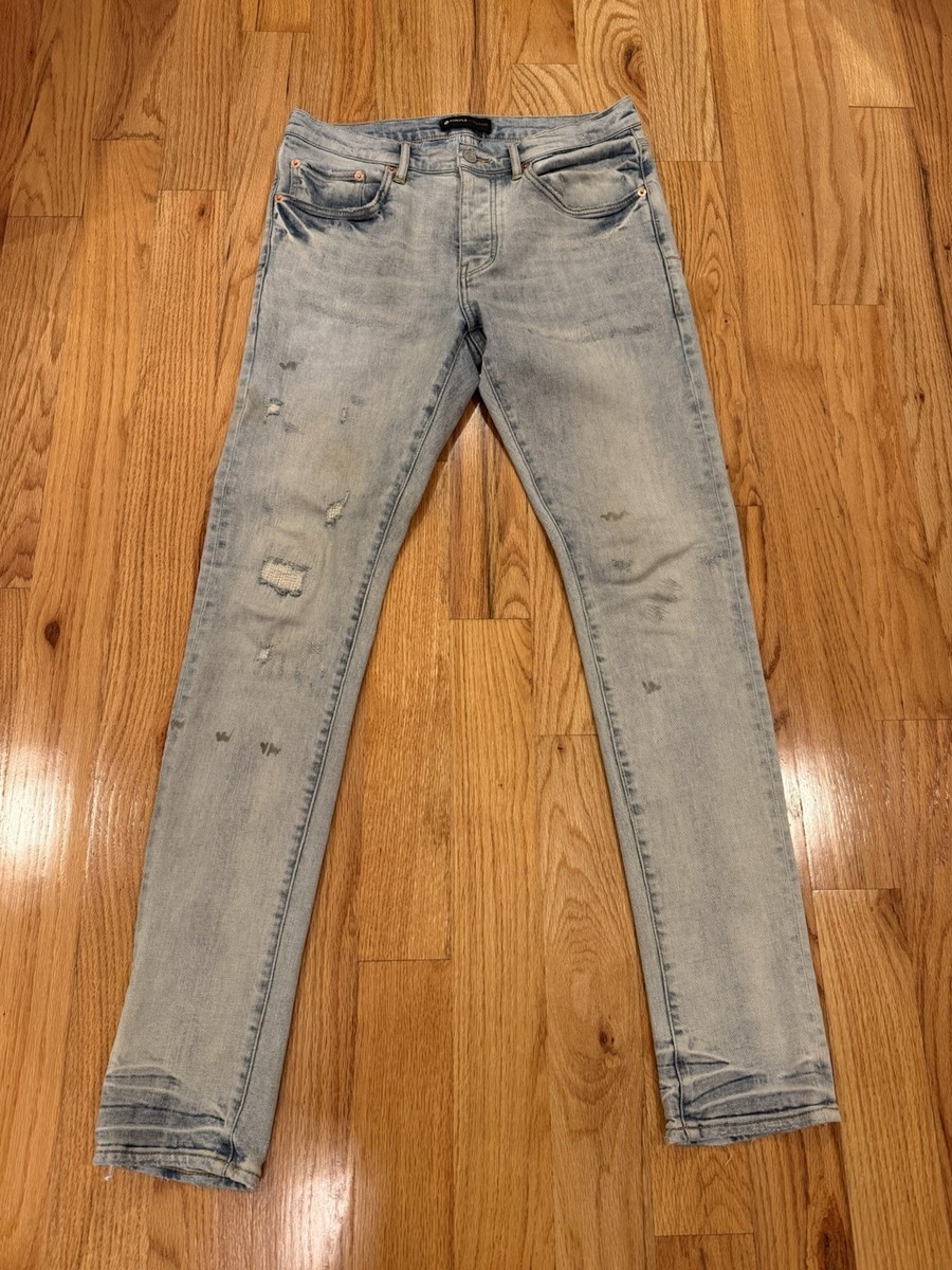 Purple Brand Jeans P001 Skinny Fit Light Blue Wash Size 32 | eBay