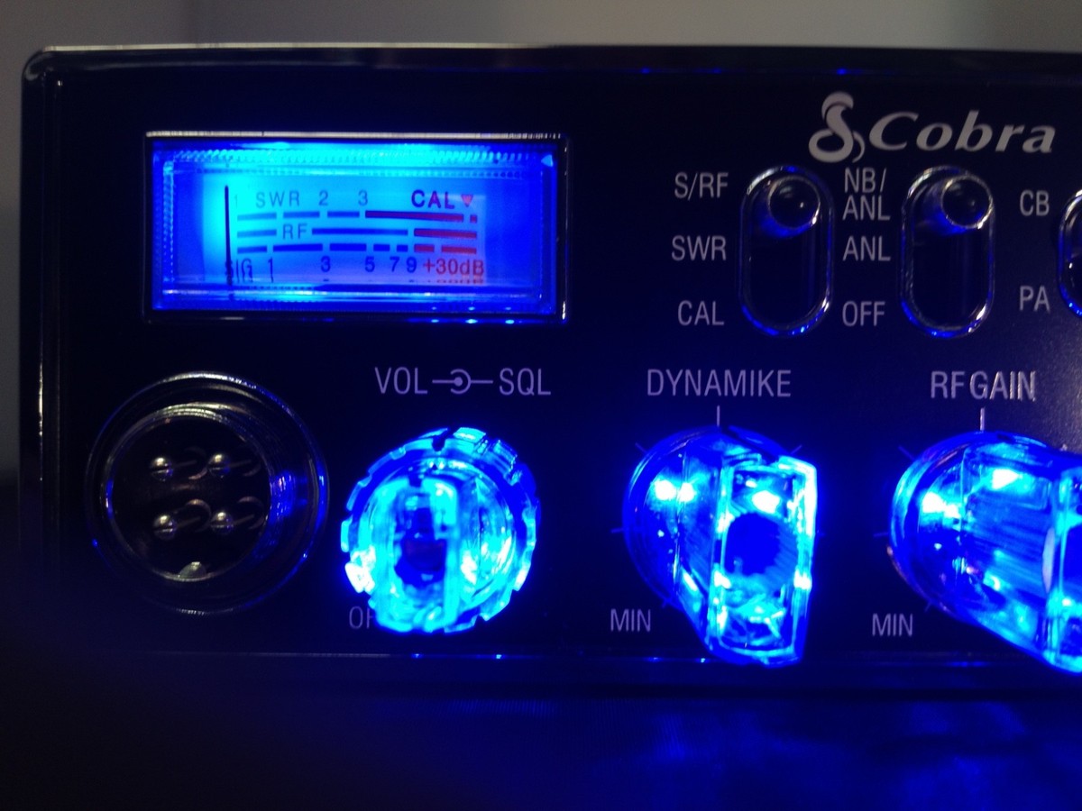 Cobra 29 LTD Chrome-BLUENITRO+CLEAR KNOBS+PERFORMANCE TUNED+