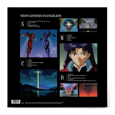 Neon Genesis Evangelion Limited Edition Blue & Black Marble 2LP
