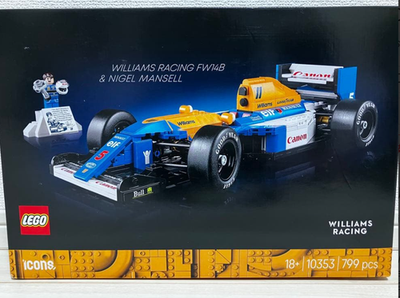 LEGO 10353 icons Williams Racing FW14B & Nigel Mansell 799pcs Ages
