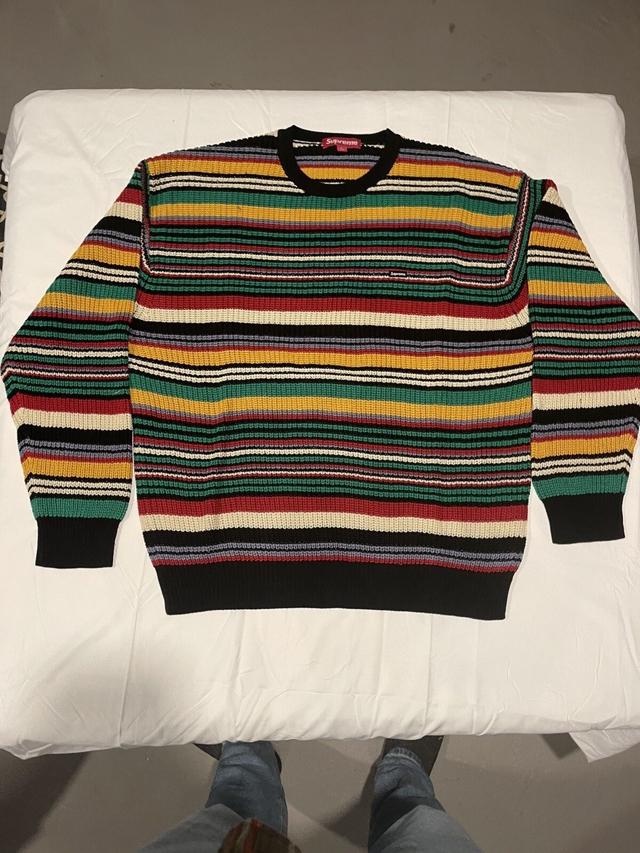 Supreme Small Box Ribbed Sweater | eBay